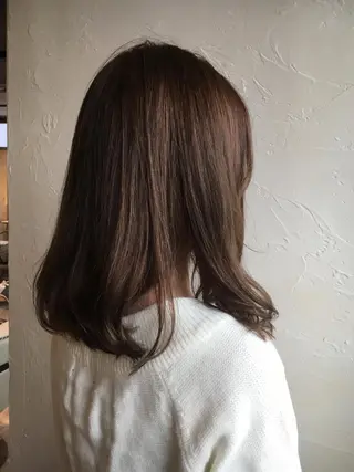 セミロング TOMOKO 髪質改善💫縮毛矯正のヘアスタイル