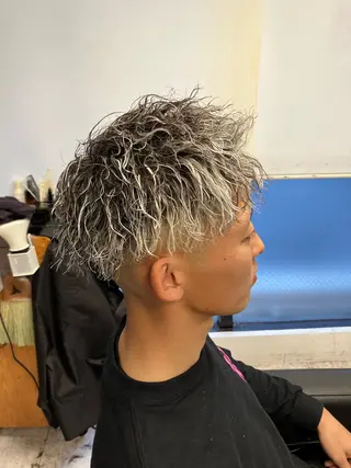 パーマ メンズ メンズ特化/パーマ/ フェードWATARUのヘアスタイル