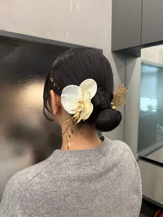 ヘアアレンジ レイヤー/柔色 カラー/SAkiのヘアスタイル