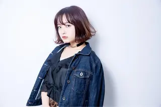 ミディアム セミロング カラー パーマ ヘアアレンジ miiro 長津田 髪質改善　フジムラのヘアスタイル