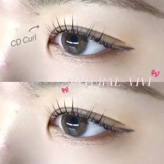 マツエク・マツパ natural viviのマツエク・マツパデザイン