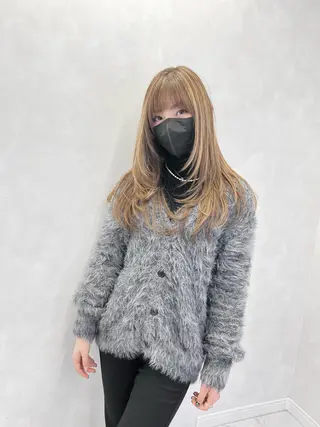 ロング カラー ヘアアレンジ 🎨カラー満足度 500%💫ヅル💫のヘアスタイル