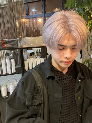 ショート カラー 前田 知輝のヘアスタイル