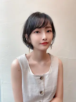 ショート ヘッドスパ/縮毛矯正 /横山陸人のヘアスタイル