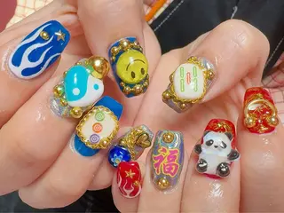 ネイル アイアムアイ 大村磨衣のネイルデザイン