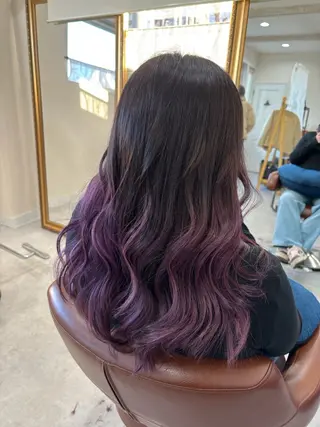 ロング カラー 髪の家 tikiのヘアスタイル