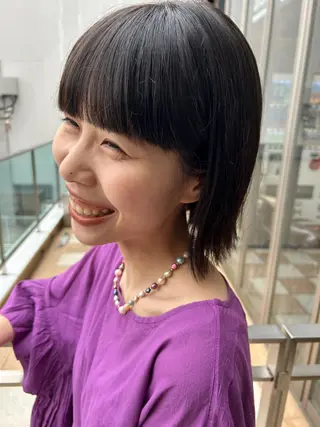 ショート カラー 久木原 ゆりのヘアスタイル