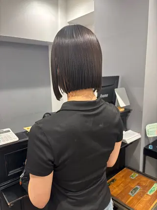 ショート RURI韓国ボブ 🇰🇷タッセルボブのヘアスタイル