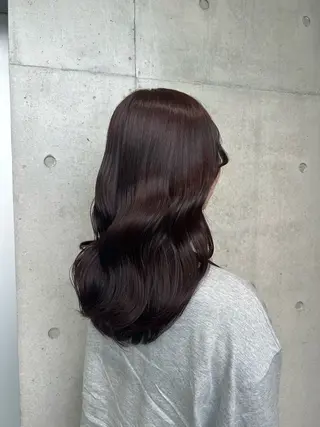 ロング カラー ヘアアレンジ ボブ艶モテカラー🫧 カリンのヘアスタイル