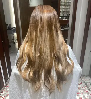 ロング 中谷 明日香のヘアスタイル