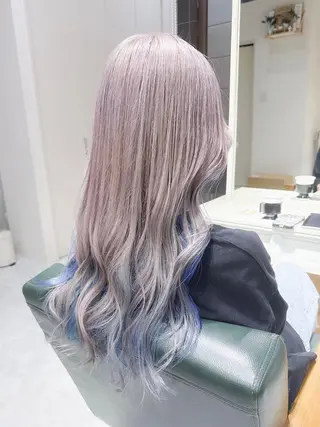 ロング ヘアアレンジ カラー Days 透明感カラーのヘアスタイル