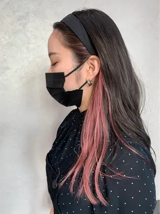 カラー TERUYA shionのヘアスタイル