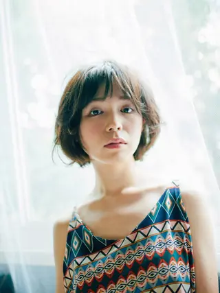 ショート カラー パーマ 松島祐介【店長／ トップディレクター】のヘアスタイル