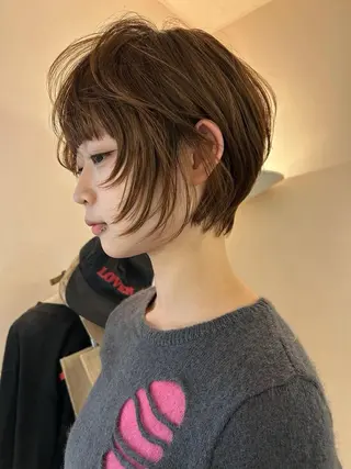 ショート 🧿パーマ／レイヤー 🧿シュリのヘアスタイル