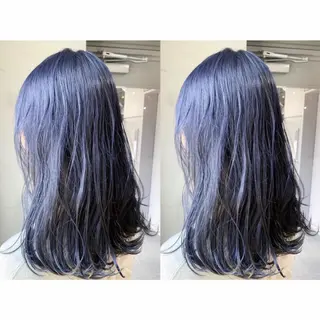 ロング GRANDE アオキのヘアスタイル
