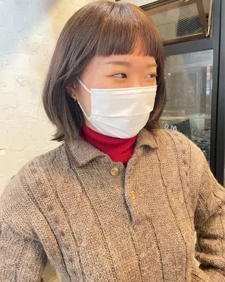 ショート カラー ヘアアレンジ satsuki 暖色・ブラウンカラーのヘアスタイル