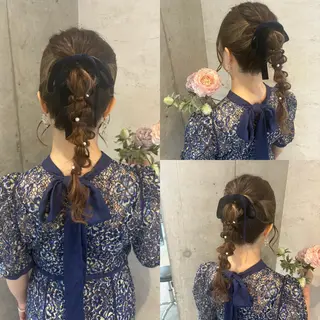 ロング ヘアアレンジ 美髪× ヘアセット✨Araiのヘアスタイル
