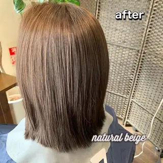 ミディアム カラー 透明感カラー/ブリー チ無し/瀧田恭平のヘアスタイル