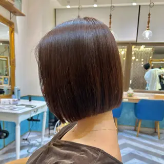 ミディアム カラー ヘアアレンジ 髪質改善【縮毛矯正】 北千住 田邉 澪のヘアスタイル