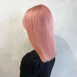 ミディアム カラー 🩵ブリーチカラー 🐈MIORI🩵のヘアスタイル