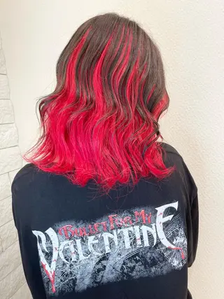カラー かずくん🦩名古屋 ハイトーン/レイヤーのヘアスタイル
