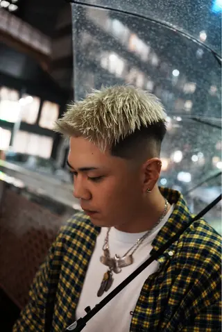 ショート カラー メンズ メンズサロン ANSWERのヘアスタイル