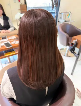 ロング 💜カラー/縮毛矯正 /NARUKA💜のヘアスタイル