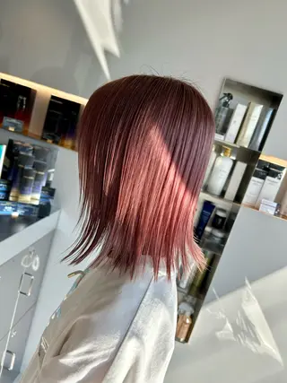 ミディアム 小柳 駿のヘアスタイル