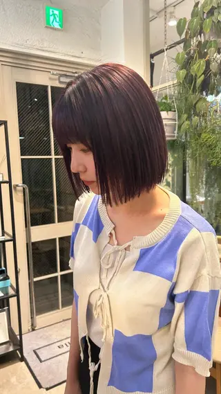 ショート カラー じゅわっと暖色カラー 🍊Moemiのヘアスタイル