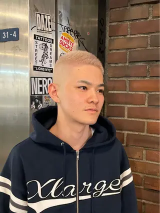 ショート カラー メンズ ナリキ/ダブルカラー /ダブルカラーモデルのヘアスタイル