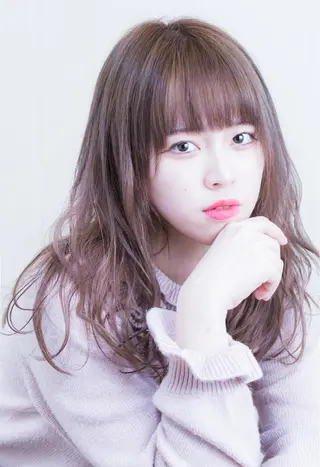 セミロング カラー ブレス渡辺 康介のヘアスタイル