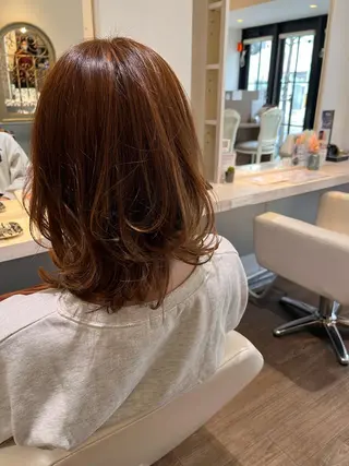 ミディアム 福本 好子のヘアスタイル