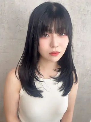 セミロング KAEDE🎀 縮毛矯正＆パーマ特化のヘアスタイル