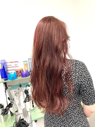 ロング カラー パーマ ヘアアレンジ 髪質改善✧︎カラー 💎AIM【アイム】のヘアスタイル