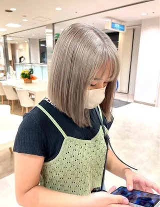 ショート カラー 艶髪 黄金比みくのヘアスタイル