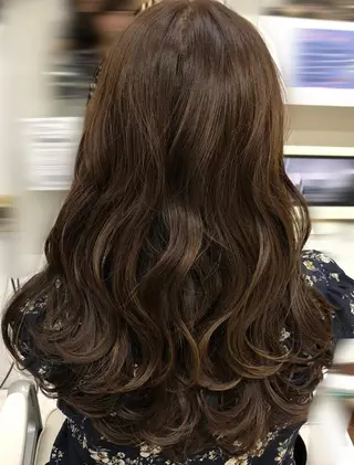 ロング カラー 💎白髪染めも対応 🙆👌山本明菜のヘアスタイル