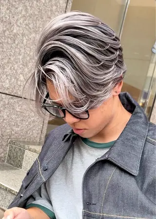 メンズ レイヤーカット特化 💜SARIのヘアスタイル