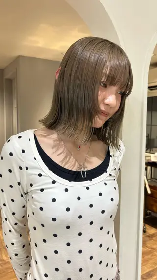 ミディアム カラー じゅわっと暖色カラー 🍊Moemiのヘアスタイル