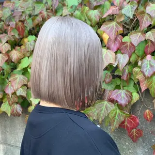 ミディアム カラー れい🫧 ハイトーン特化のヘアスタイル