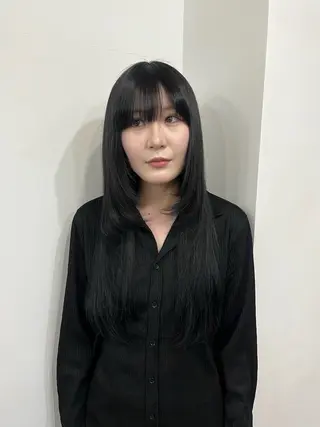 ロング カラー riko .のヘアスタイル