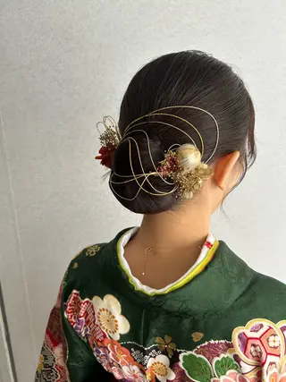 セミロング Delight ヘアメイク着付けのヘアスタイル