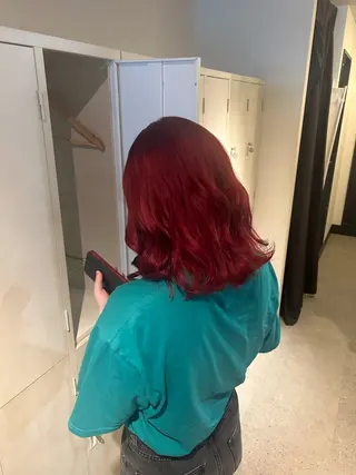 セミロング カラー 野田阪神/暖色カラー Kairi🐬のヘアスタイル