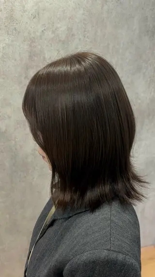 ミディアム カラー 限界オタク美容師 💜Natsuki☁のヘアスタイル