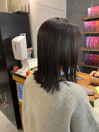 ミディアム カラー ヘアアレンジ layer cut 店長/MIKUのその他イメージ