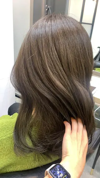 ロング カラー 韓国レイヤー✨ yasuko銀座のヘアスタイル