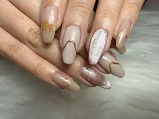 セミロング shandy nailのネイルデザイン