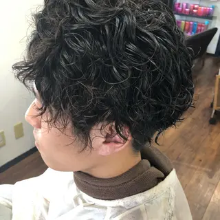 パーマ メンズ 似合わせレイヤー 🇰🇷荒木洋文のヘアスタイル