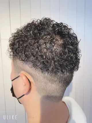 ショート パーマ メンズ ❣️モードケイズ塚口 和田一将のヘアスタイル