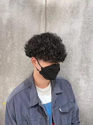 ショート パーマ メンズ 瀧野 翔吾【メンズ特化】のヘアスタイル