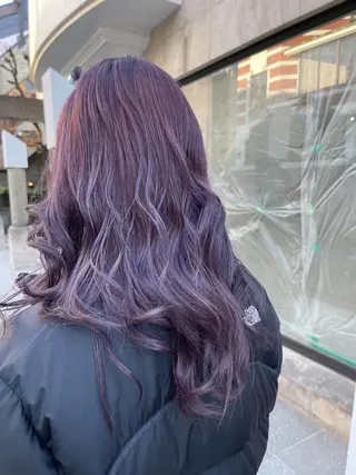 ロング カラー ヘアアレンジ 髪質改善&美髪カラー ボブ&ロングRINのヘアスタイル